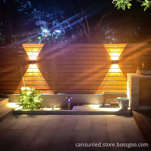 Factory Price Low Power Wholesale Solar RGB IP65 LED Wall Light